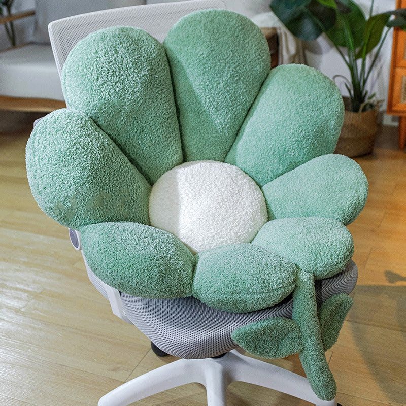 Plush Flower Pillow - Floral Fawna