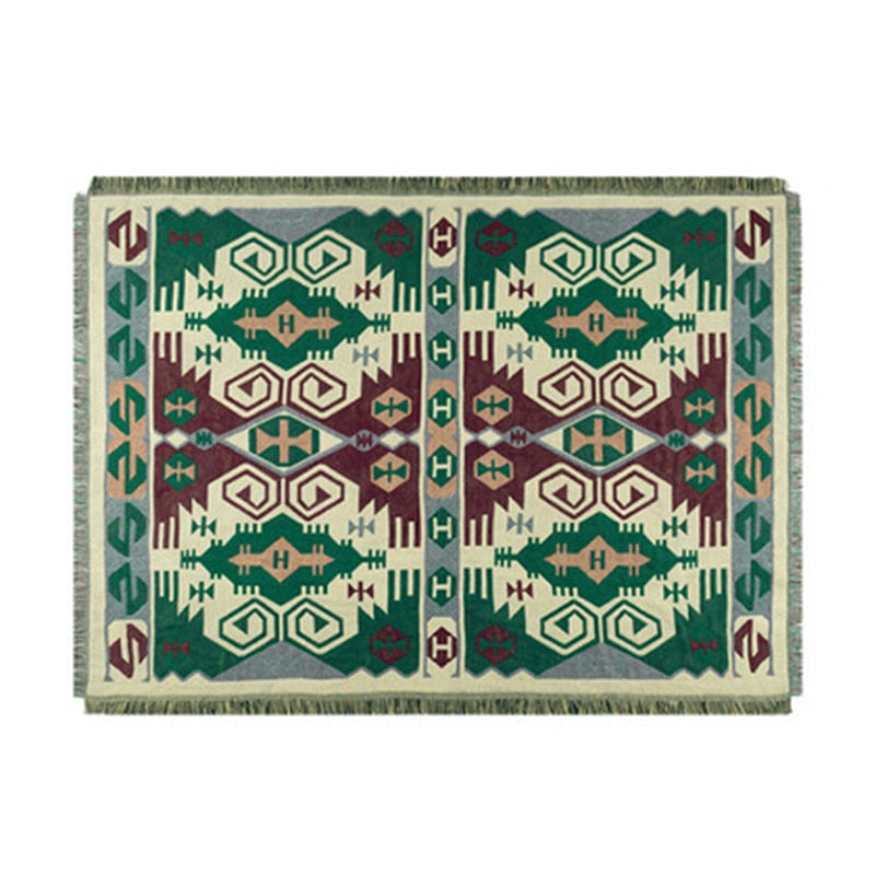 Indian Tribal Throw - Floral Fawna