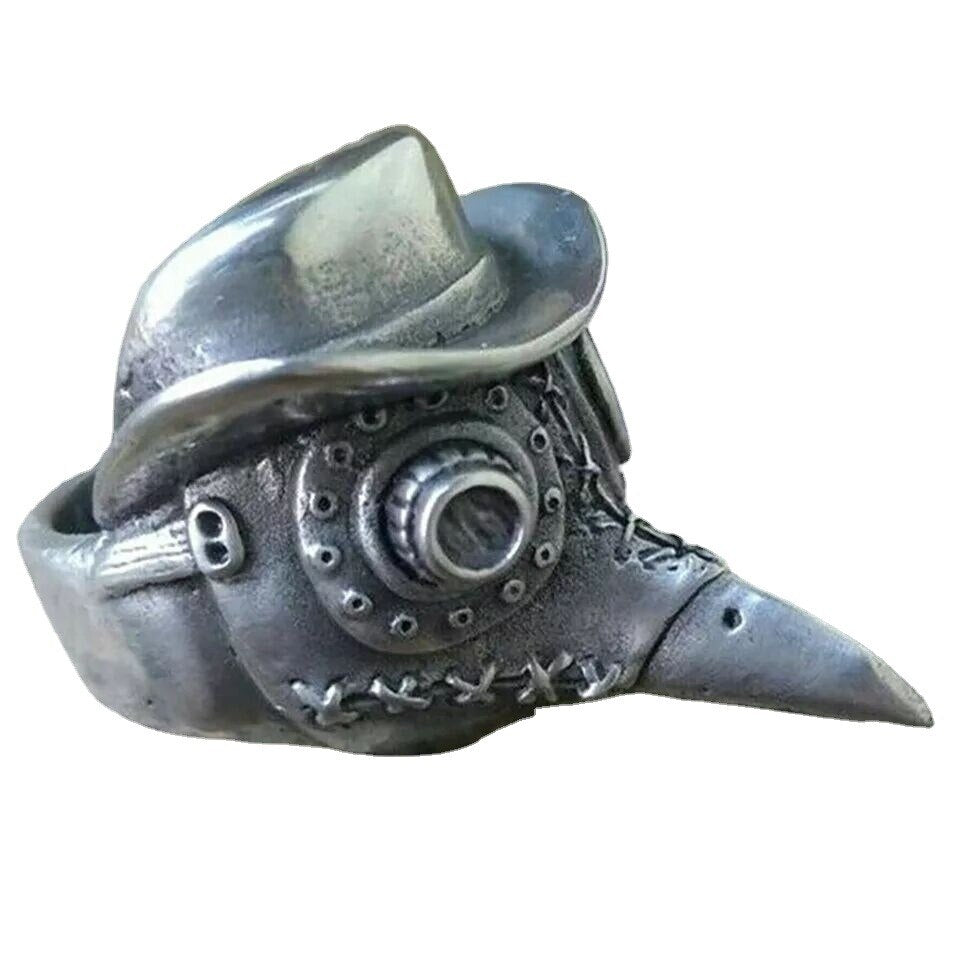 Plague Doctor Bird Ring - Floral Fawna