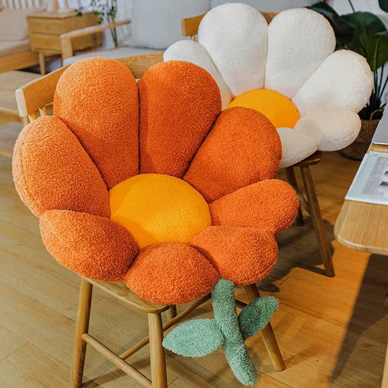 Plush Flower Pillow - Floral Fawna