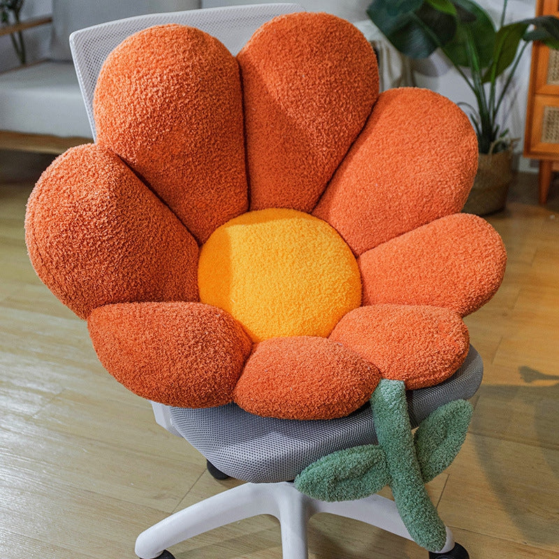 Plush Flower Pillow - Floral Fawna