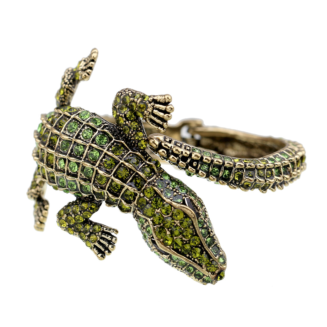 Statement Croc Bracelet - Floral Fawna