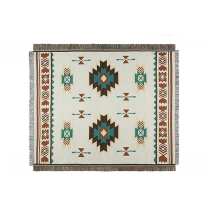 Indian Tribal Throw - Floral Fawna