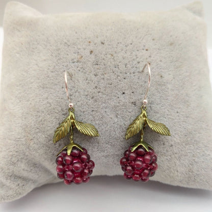 Pomegranate Drop Earrings - Floral Fawna