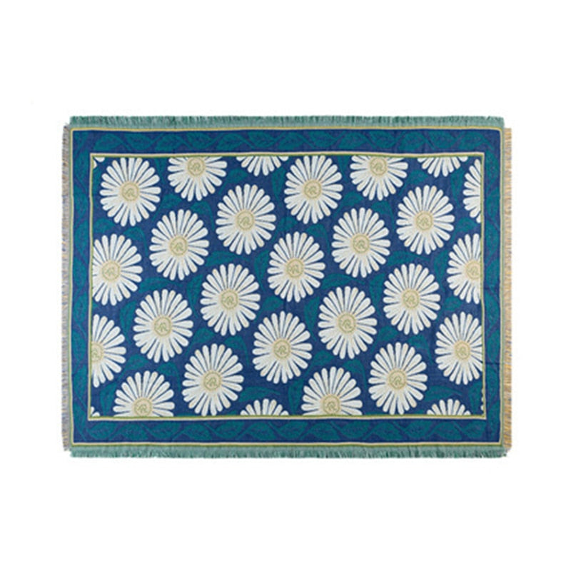 Indian Tribal Throw - Floral Fawna