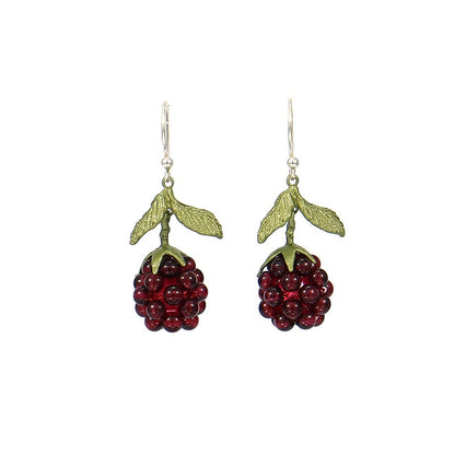 Pomegranate Drop Earrings - Floral Fawna