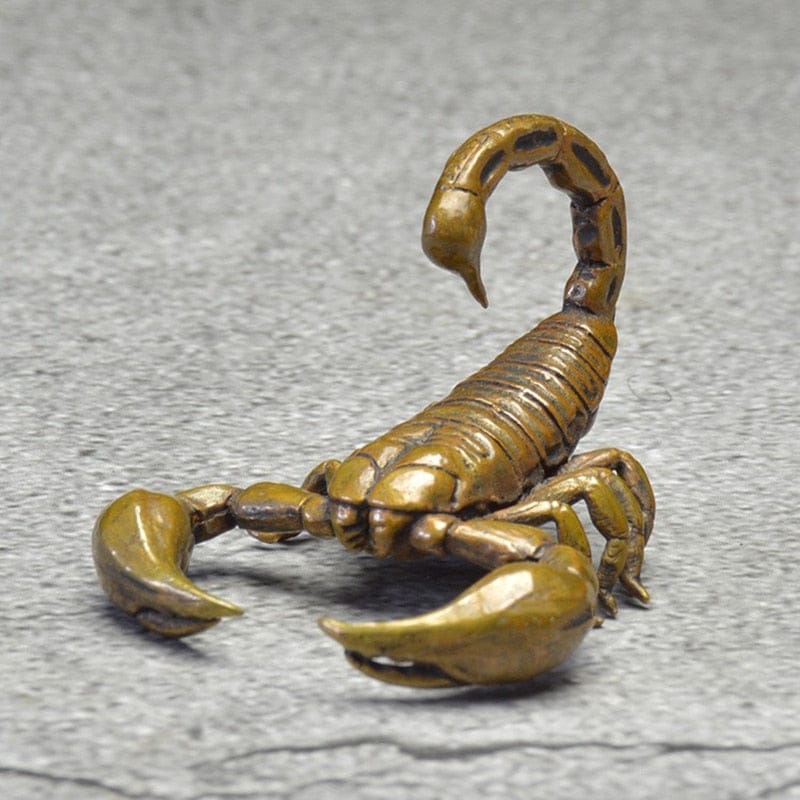 Copper Scorpion Ornament - Floral Fawna