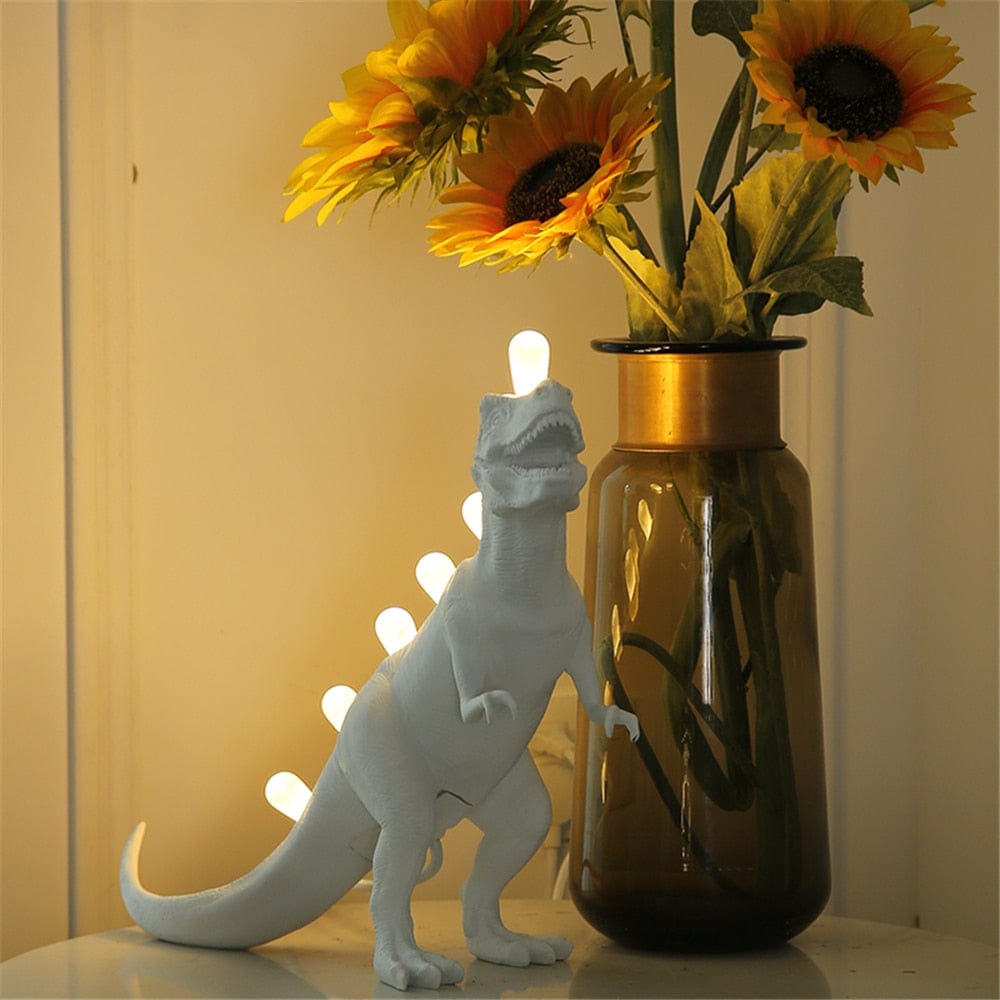 Dinosaur Table Lamp - Floral Fawna