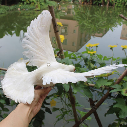 Artificial Dove Sculpture - Floral Fawna