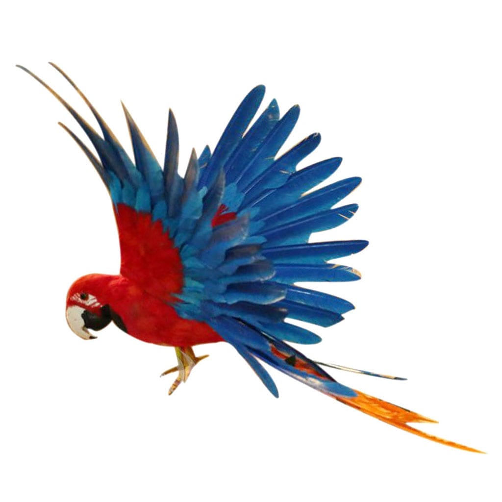 Artificial Parrot Ornament - Floral Fawna