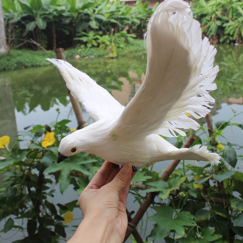 Artificial Dove Sculpture - Floral Fawna