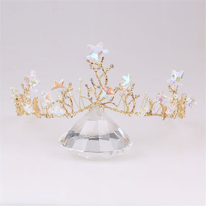 Starfish Crystal Tiara - Floral Fawna