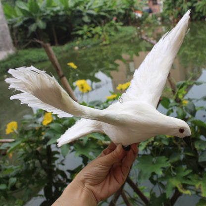 Artificial Dove Sculpture - Floral Fawna