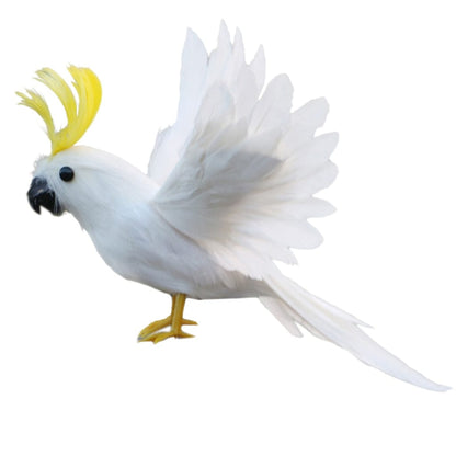 Artificial Parrot Ornament - Floral Fawna