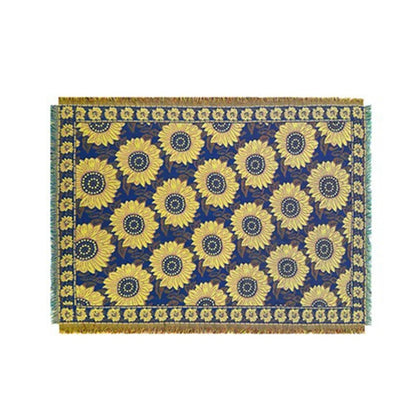 Indian Tribal Throw - Floral Fawna