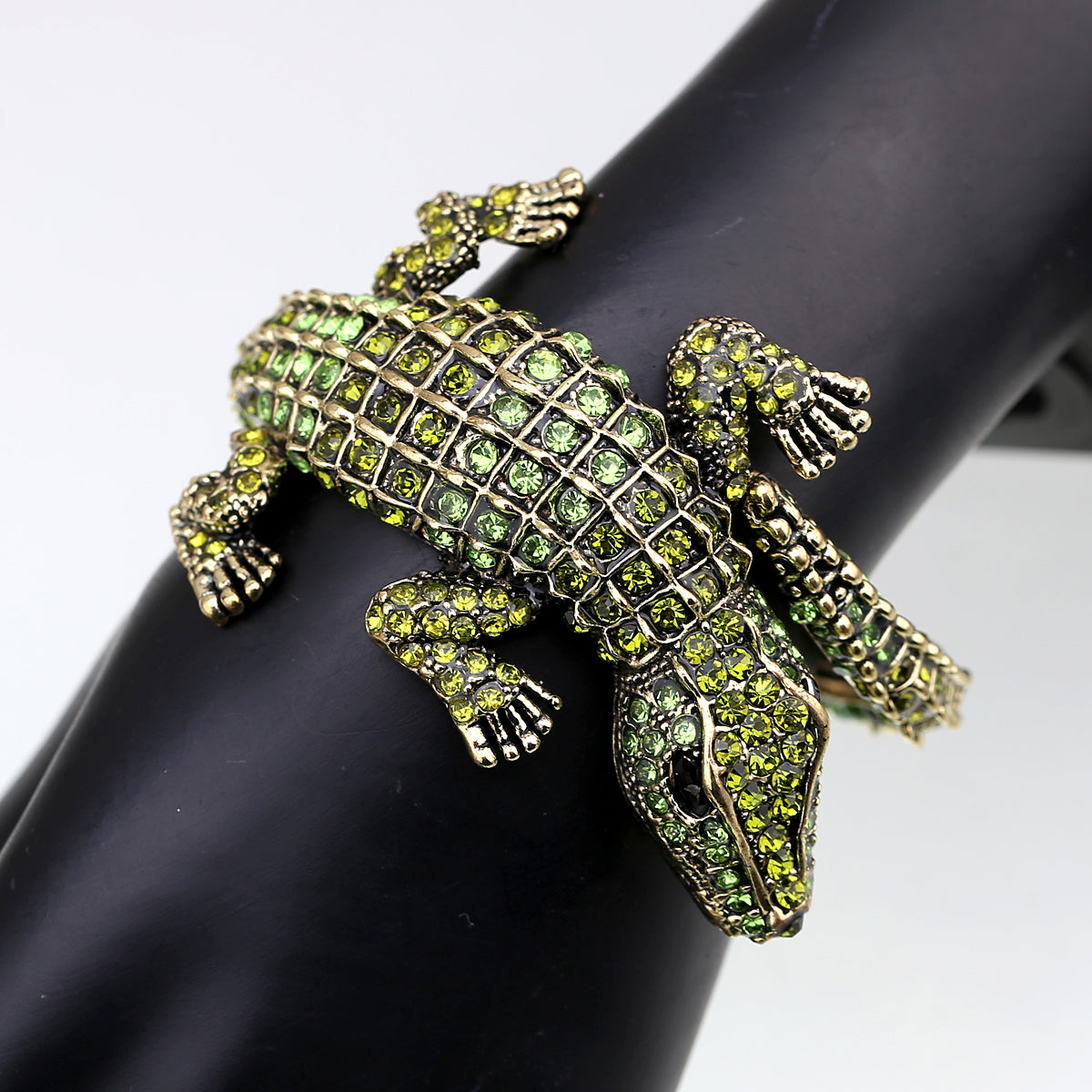 Statement Croc Bracelet - Floral Fawna