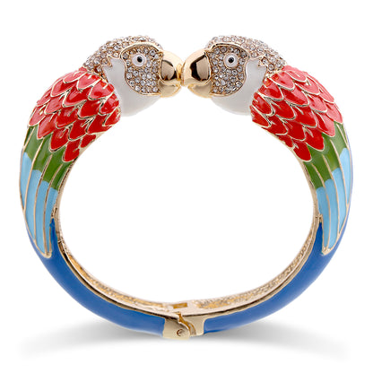 Statement Love Birds Bracelet - Floral Fawna