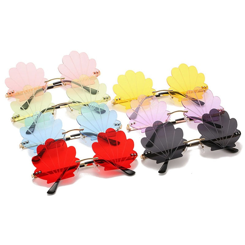 Mermaid Shell Sunglasses - Floral Fawna