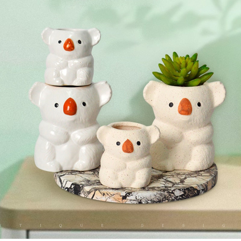 Koala Planter - Floral Fawna