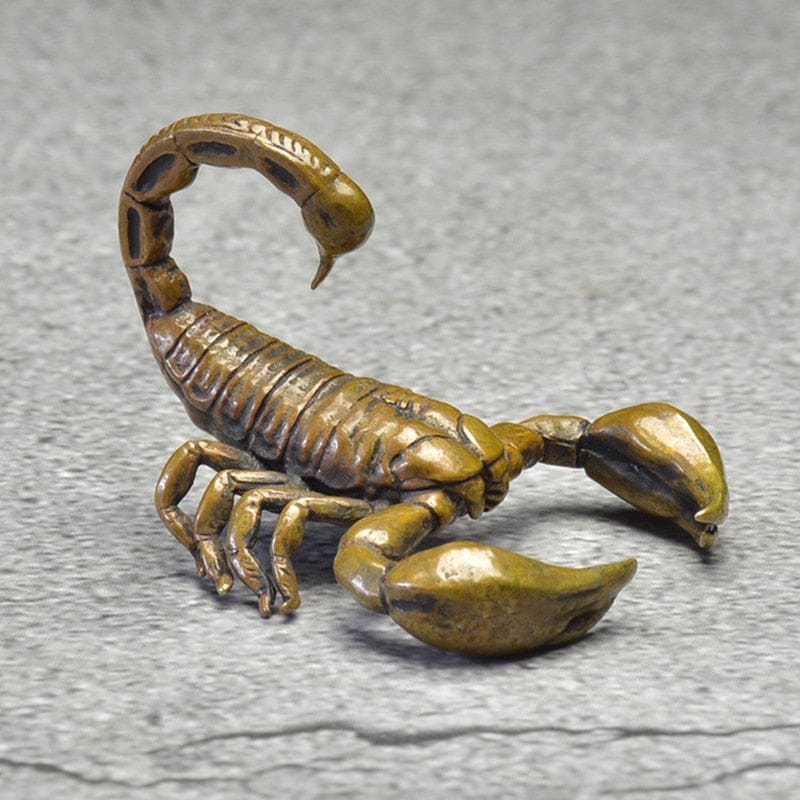 Copper Scorpion Ornament - Floral Fawna