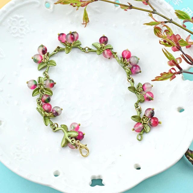 Berry Charm Bracelet - Floral Fawna