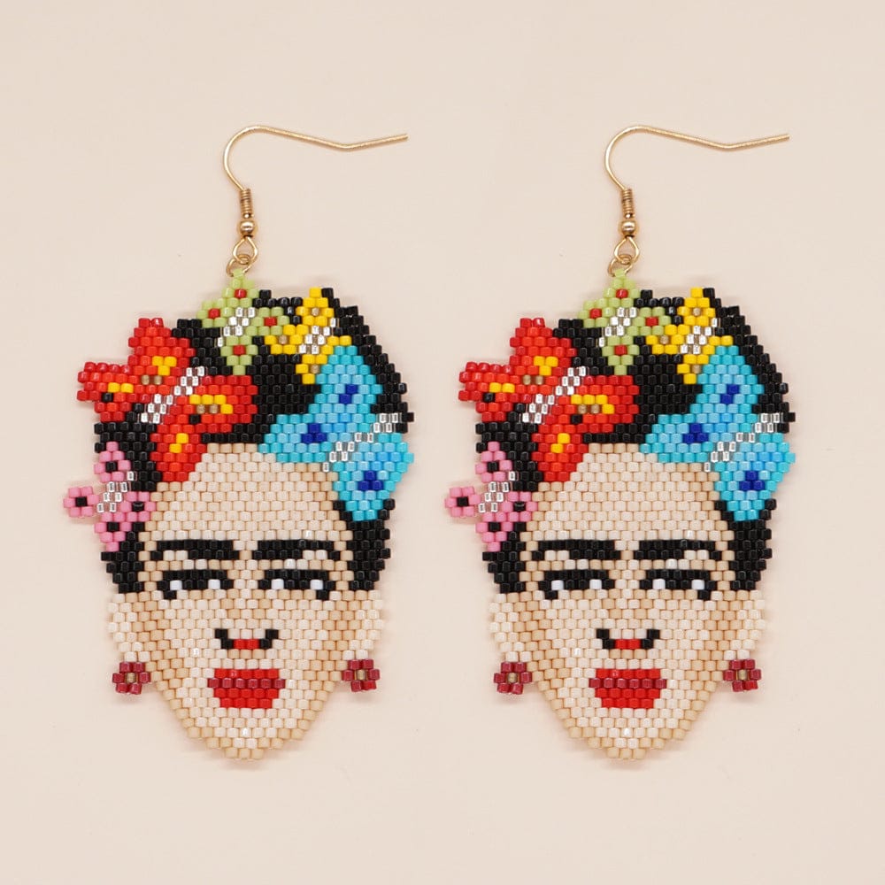 Miyuki Frida Kahlo Earrings - Floral Fawna