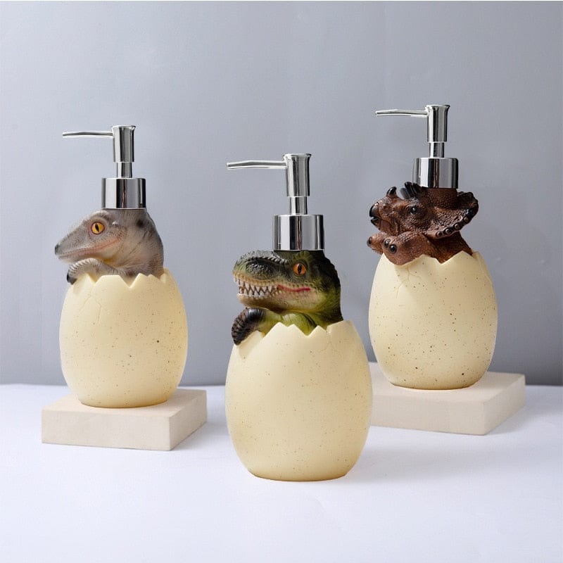 Dinosaur Soap Dispenser - Floral Fawna