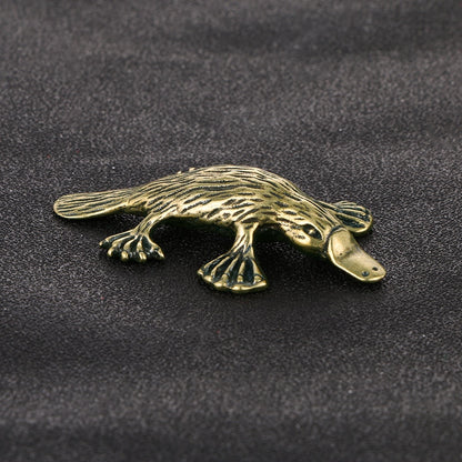 Brass Platypus Ornament - Floral Fawna