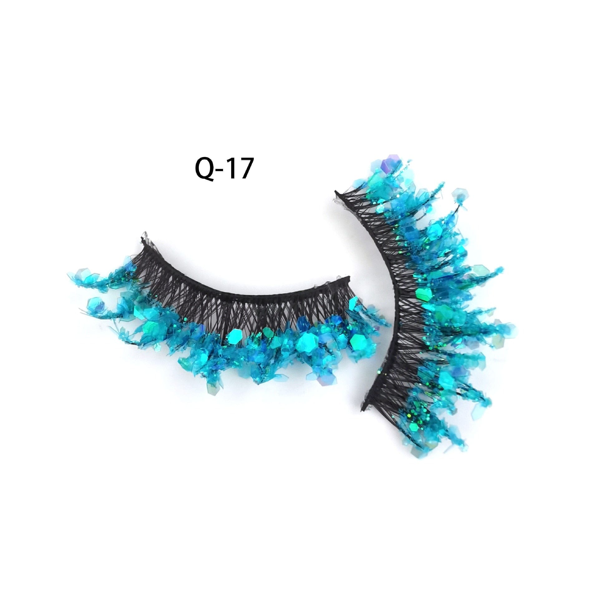 Luminous Sequin False Eye Lashes - Floral Fawna