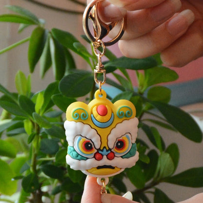 Lion Dance Keyring - Floral Fawna