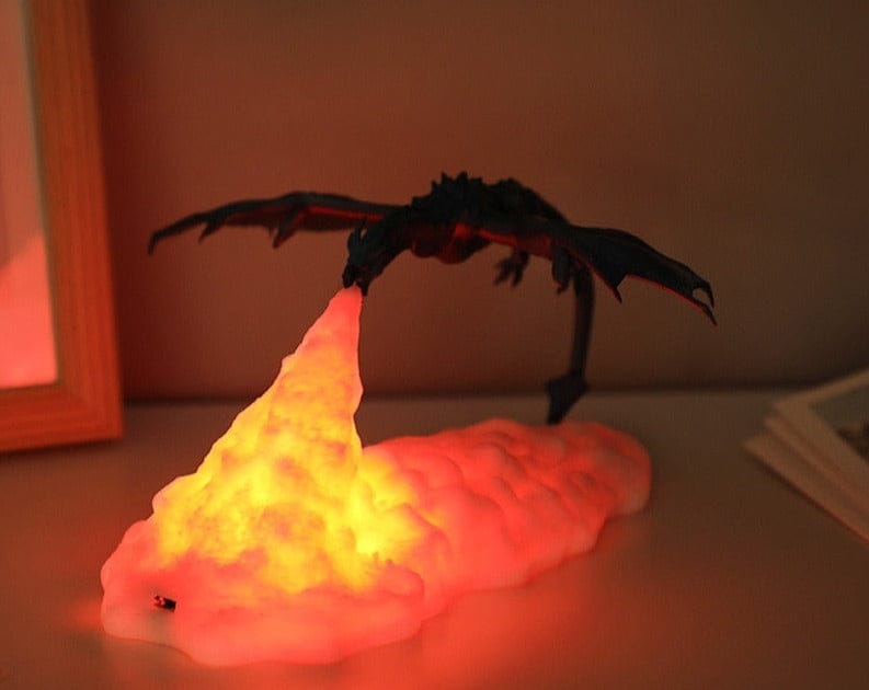 3D Dragon Night Light - Floral Fawna