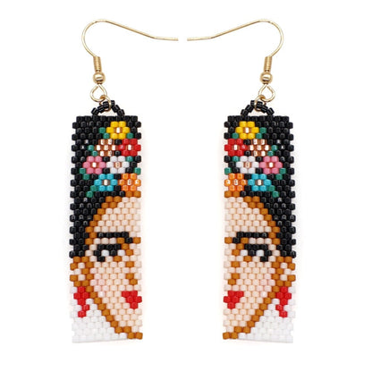 Miyuki Frida Kahlo Earrings - Floral Fawna