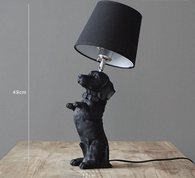 Doggy Table Lamp - Floral Fawna