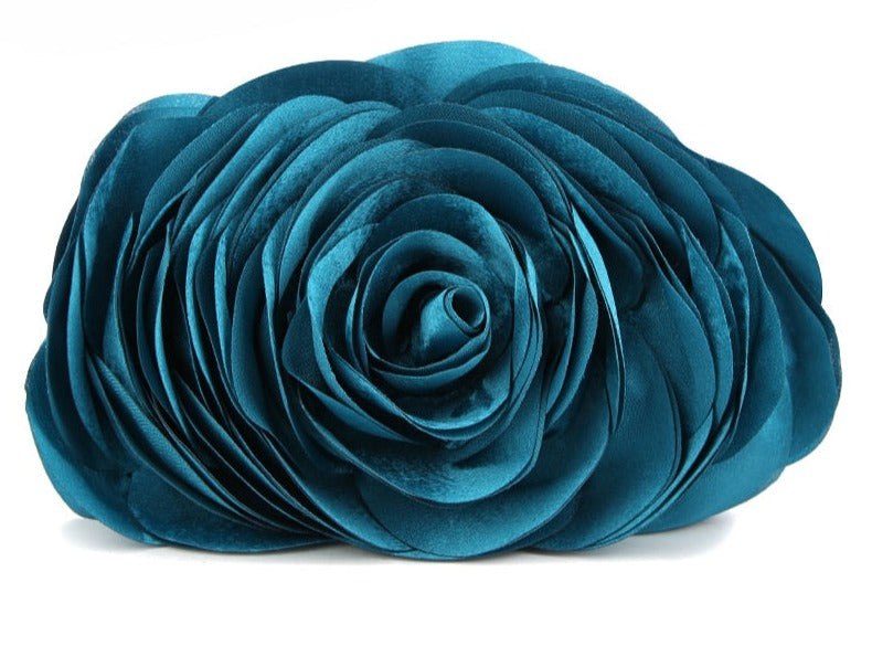 3D Rose Clutch Bag - Floral Fawna