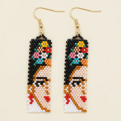 Miyuki Frida Kahlo Earrings - Floral Fawna