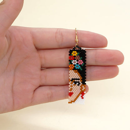 Miyuki Frida Kahlo Earrings - Floral Fawna