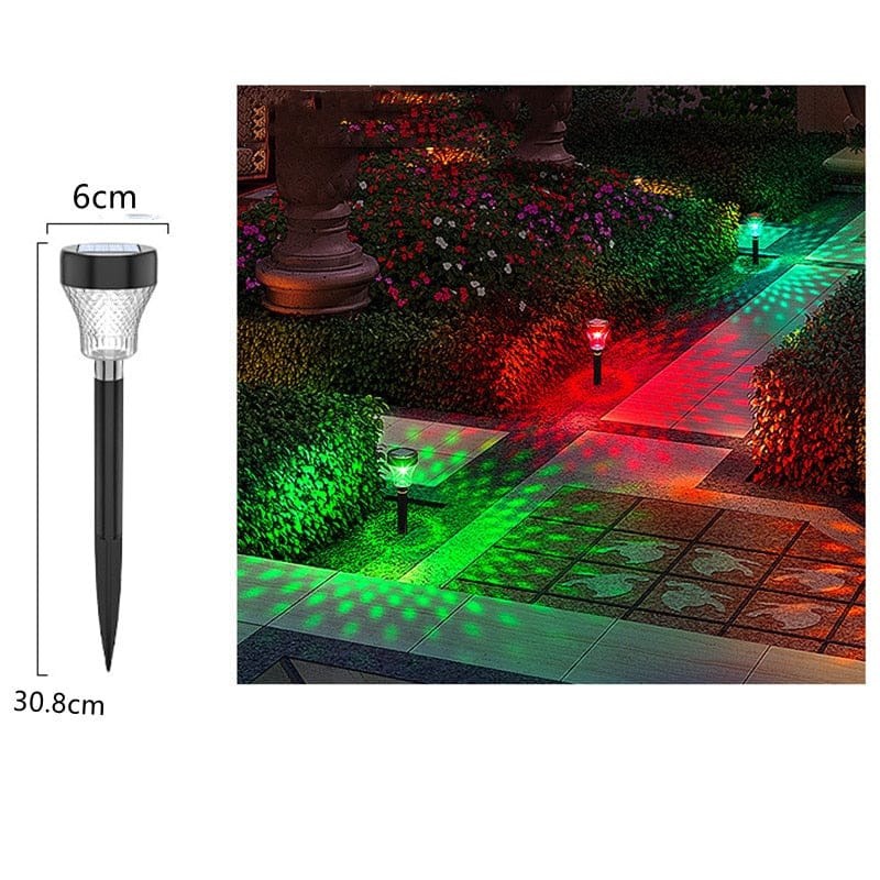 LED Solar Parrot Outdoor Lamp - Floral Fawna