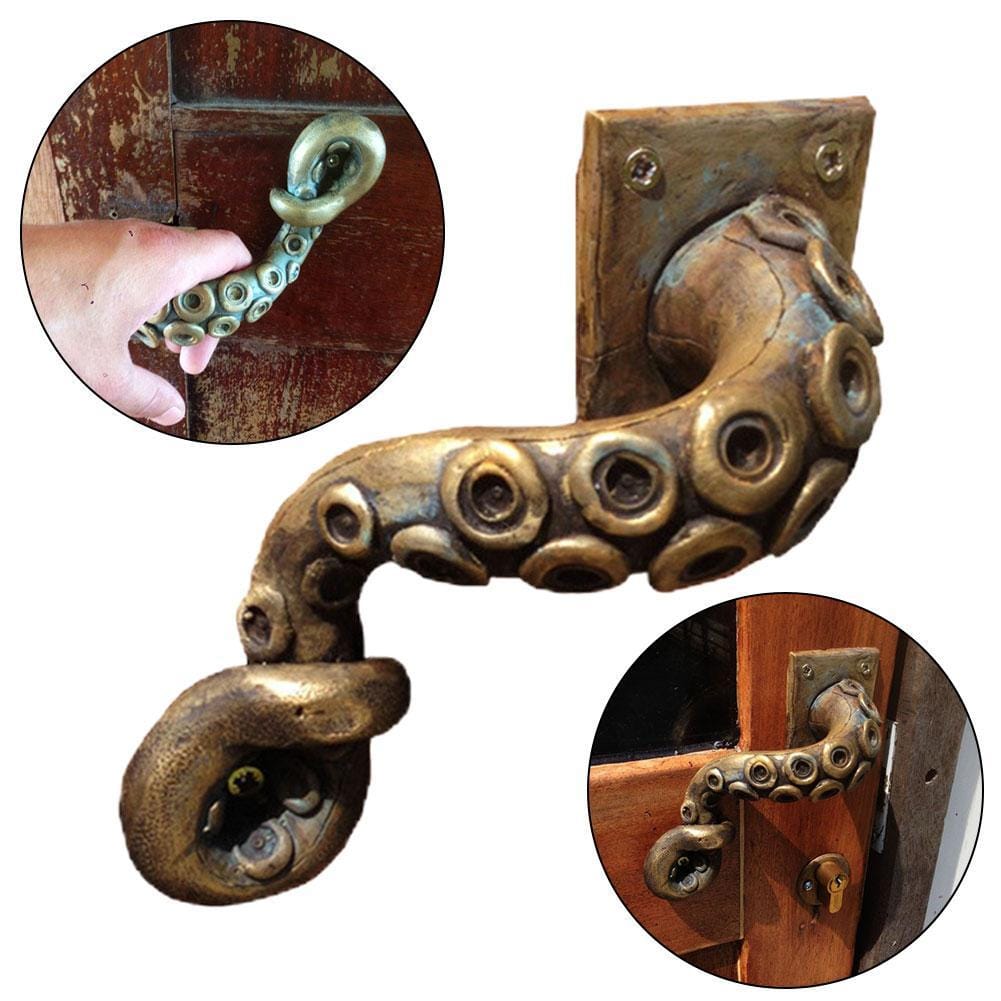 Kraken Tentacle Door Handle - Floral Fawna