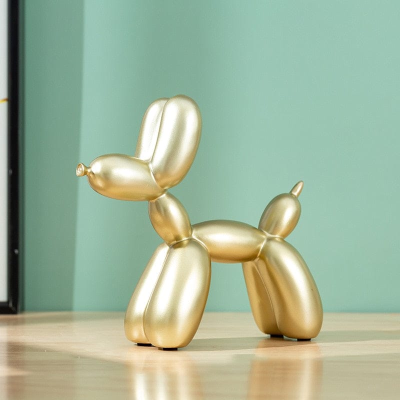 Graffiti Balloon Dog Sculpture - Floral Fawna