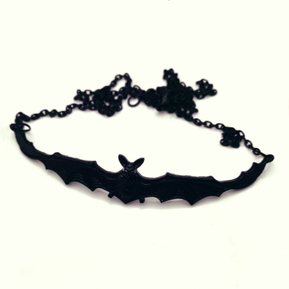 Bat Choker Necklace - Floral Fawna