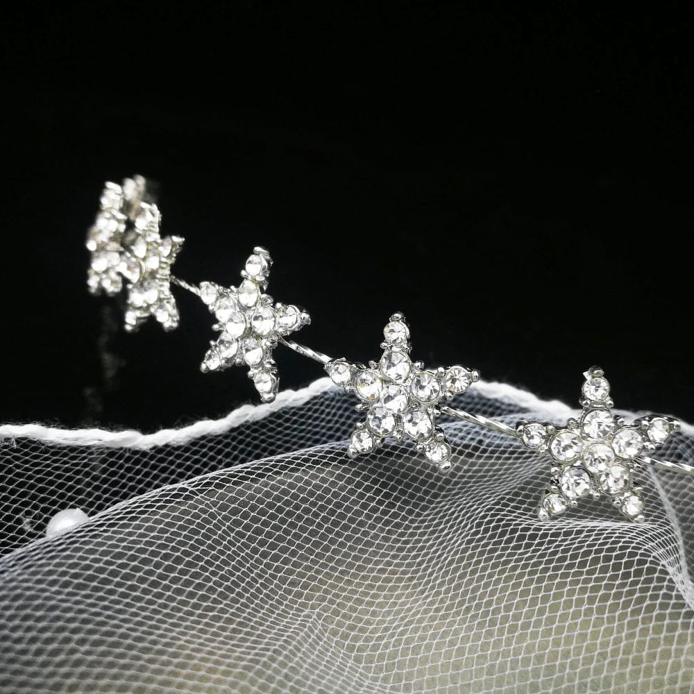 Constellation Rhinestone Tiara - Floral Fawna