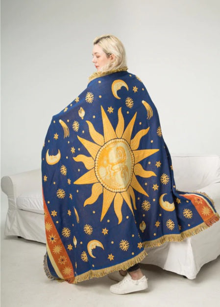 Bohemian Sun Blanket - Floral Fawna