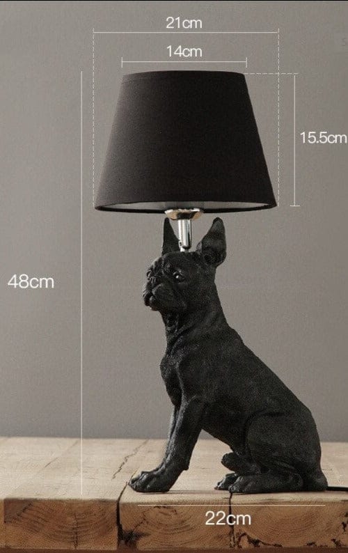 Doggy Table Lamp - Floral Fawna