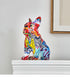 Abstract French Bulldog Statue - Floral Fawna