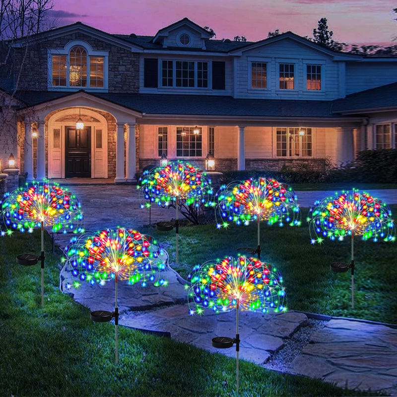 Solar Firework/Jellyfish Outdoor Lights - Floral Fawna