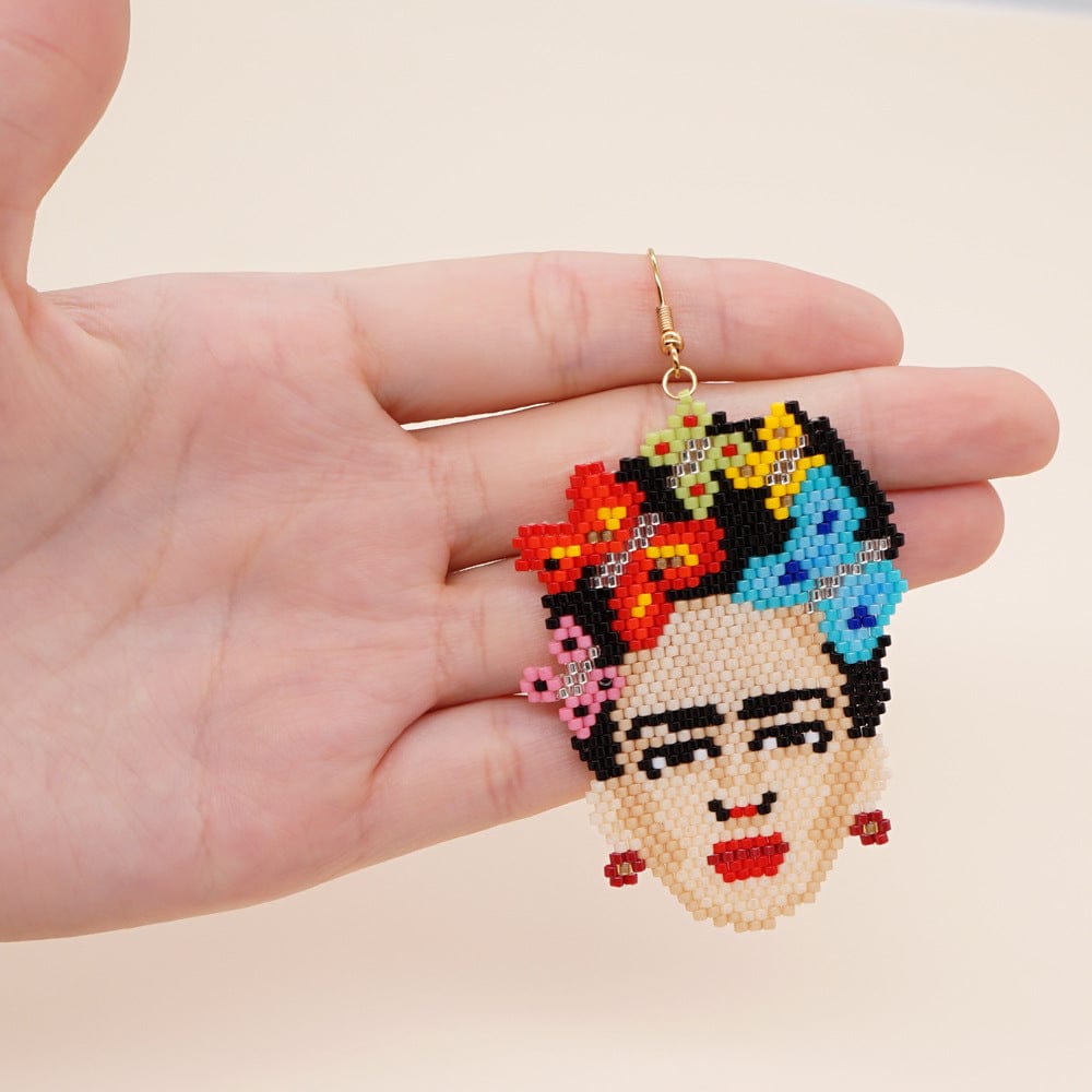 Miyuki Frida Kahlo Earrings - Floral Fawna