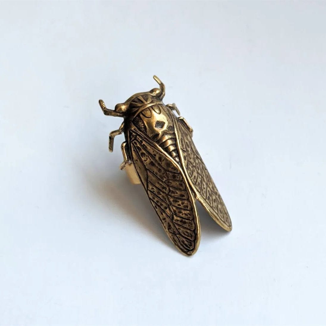 Statement Cicada Ring - Floral Fawna