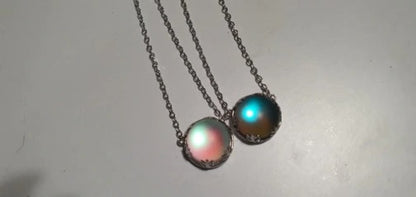 Aurora In The Forest Crystal Necklace - Floral Fawna