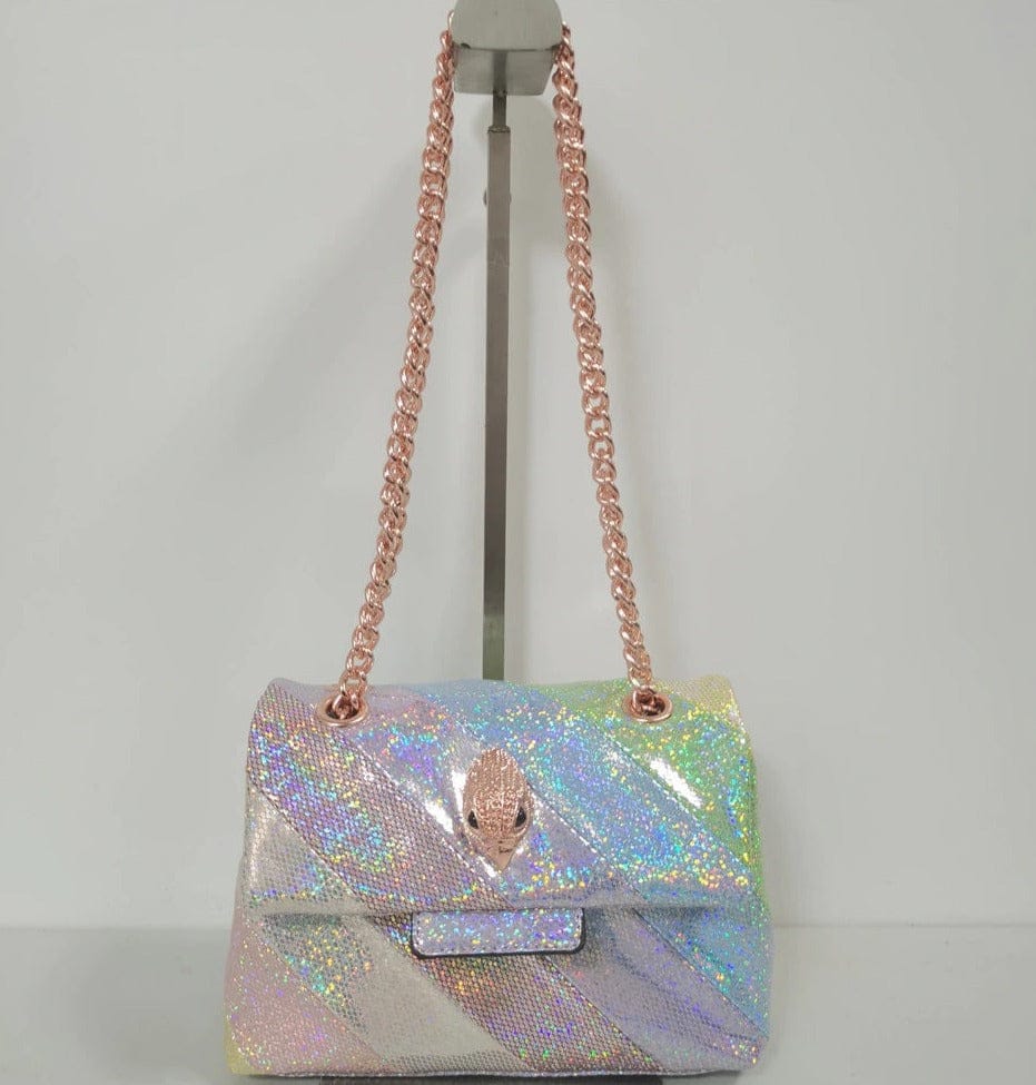 Sequin Striped Eagle Bag - Floral Fawna