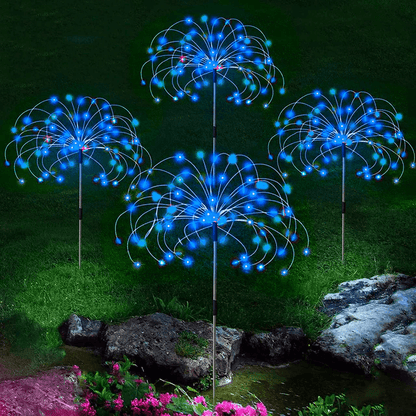 Solar Firework/Jellyfish Outdoor Lights - Floral Fawna